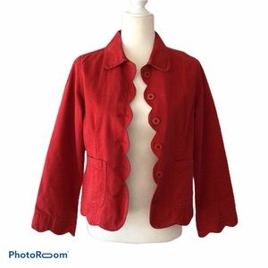 Isabelle Bird Red Crimson Jacket